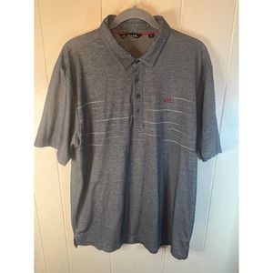 Travis Mathew golf polo grey size Xl puma cotton, poly